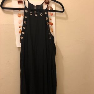 LULUS grommet black dress